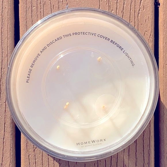 🆕HARRY SLATKIN HOMEWORX “BIRCHWOOD VANILLA” 4-WICK 18oz CANDLE NWT! - Picture 2 of 4